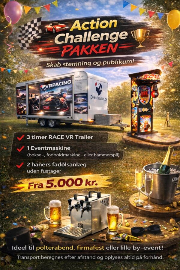 actionchallange Action Challenge👉 Perfekt til events hvor der skal ske noget hele tiden.