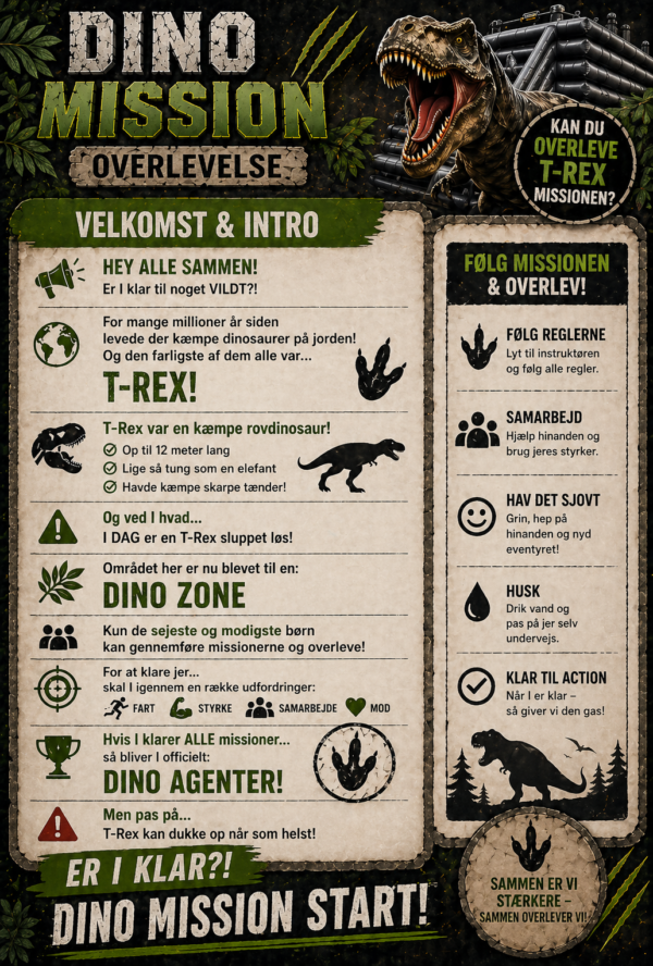 🦖 DINO MISSION  (KOMMER TIL JUNI)