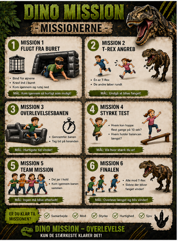 🦖 DINO MISSION  (KOMMER TIL JUNI)